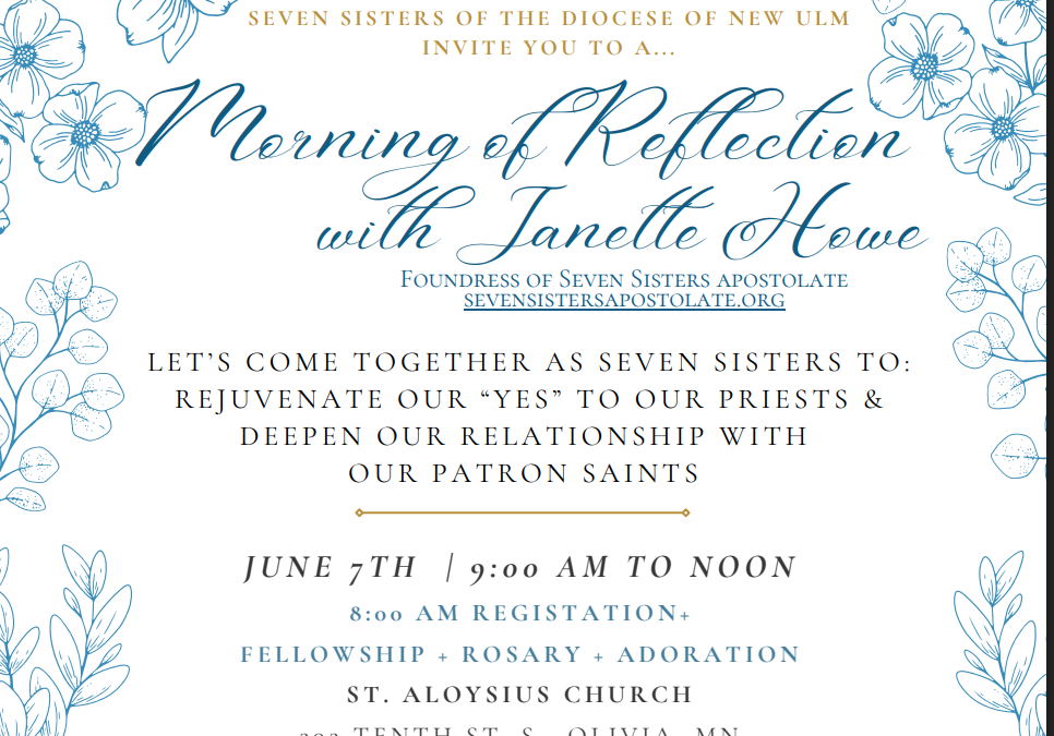 Morning of Reflection – Olivia, MN – June 7, 2025