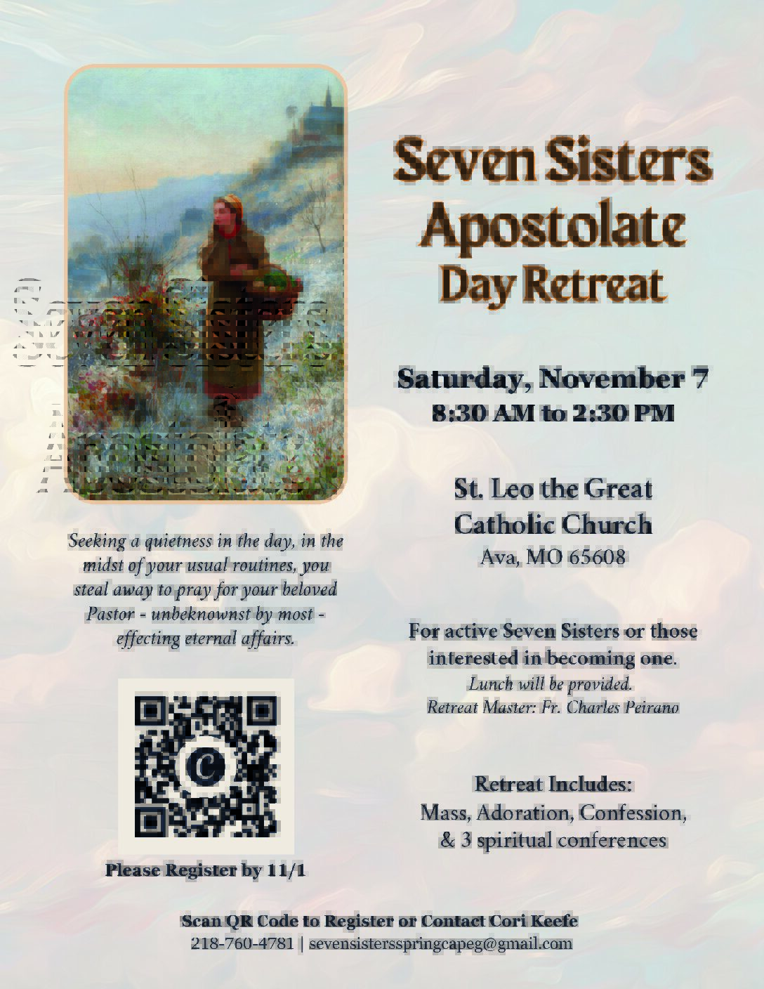 Seven Sisters Apostolate Retreat – Ava, MO – Nov 7, 2026